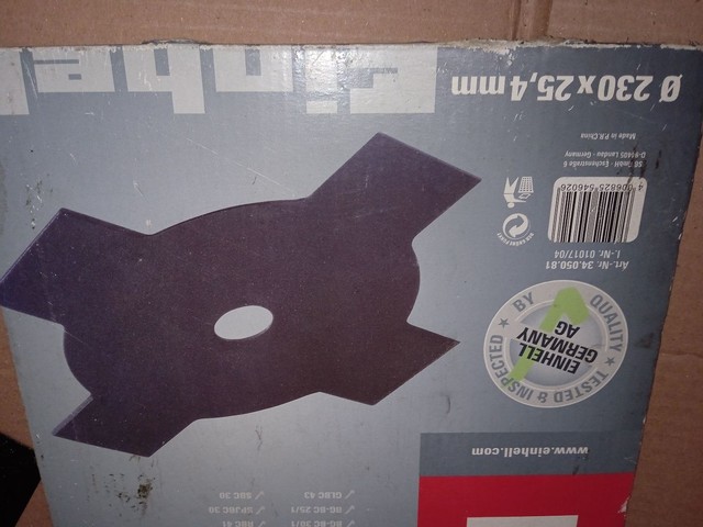 Acessórios einhell para cortador de grama e  rocadeira