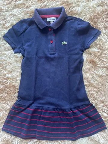 Vestido marca LACOSTE original infantil 