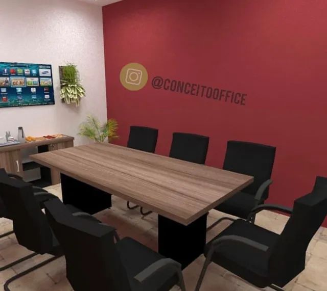 Mesa de reuniao 2,00x0,90