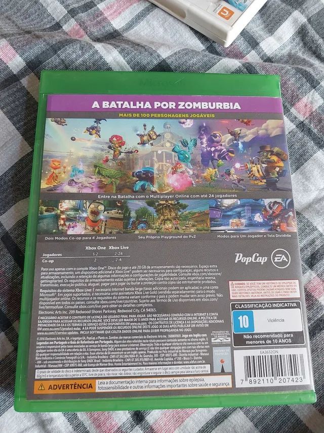 Jogo Plants vs. Zombies Garden Warfare - Xbox 25 Dígitos