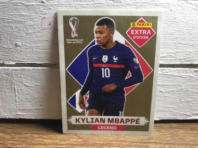 Figurinha Kylian Mbappé Lengend Copa do Mundo