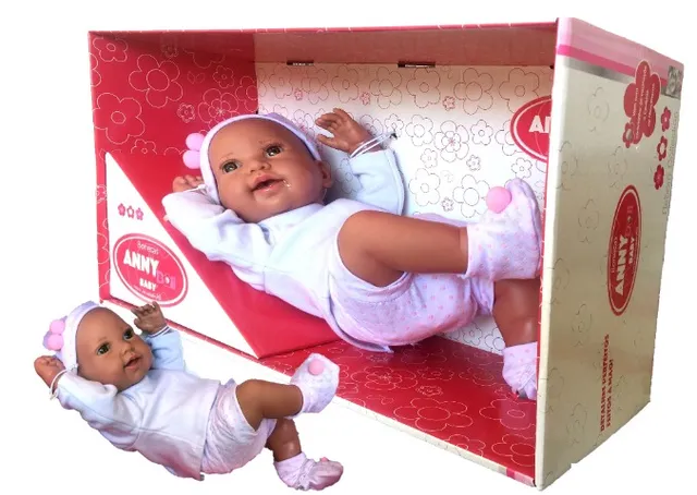 Boneca Bebê Anny Doll Reborn - Menina - Cotiplas 2441