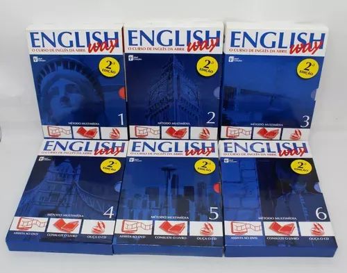 Curso Inglês Abril 24 volumes