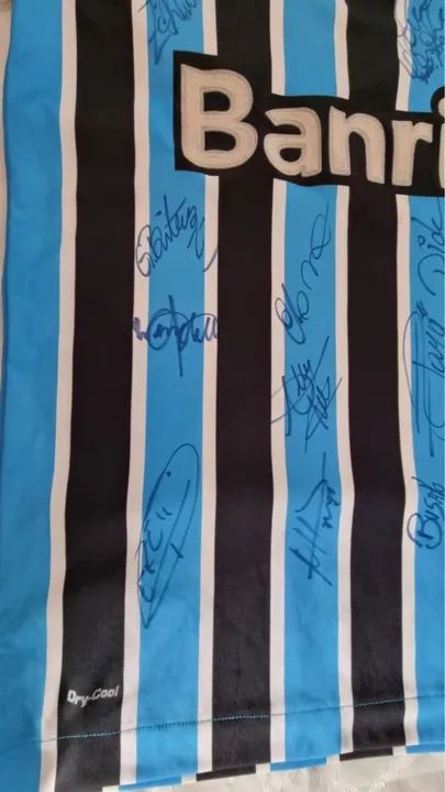 CamisaGrêmio G autografada  - Foto 4