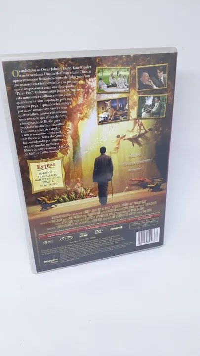 Filme Em Busca da Terra do Nunca - DVD em ótimo estado - Foto 2