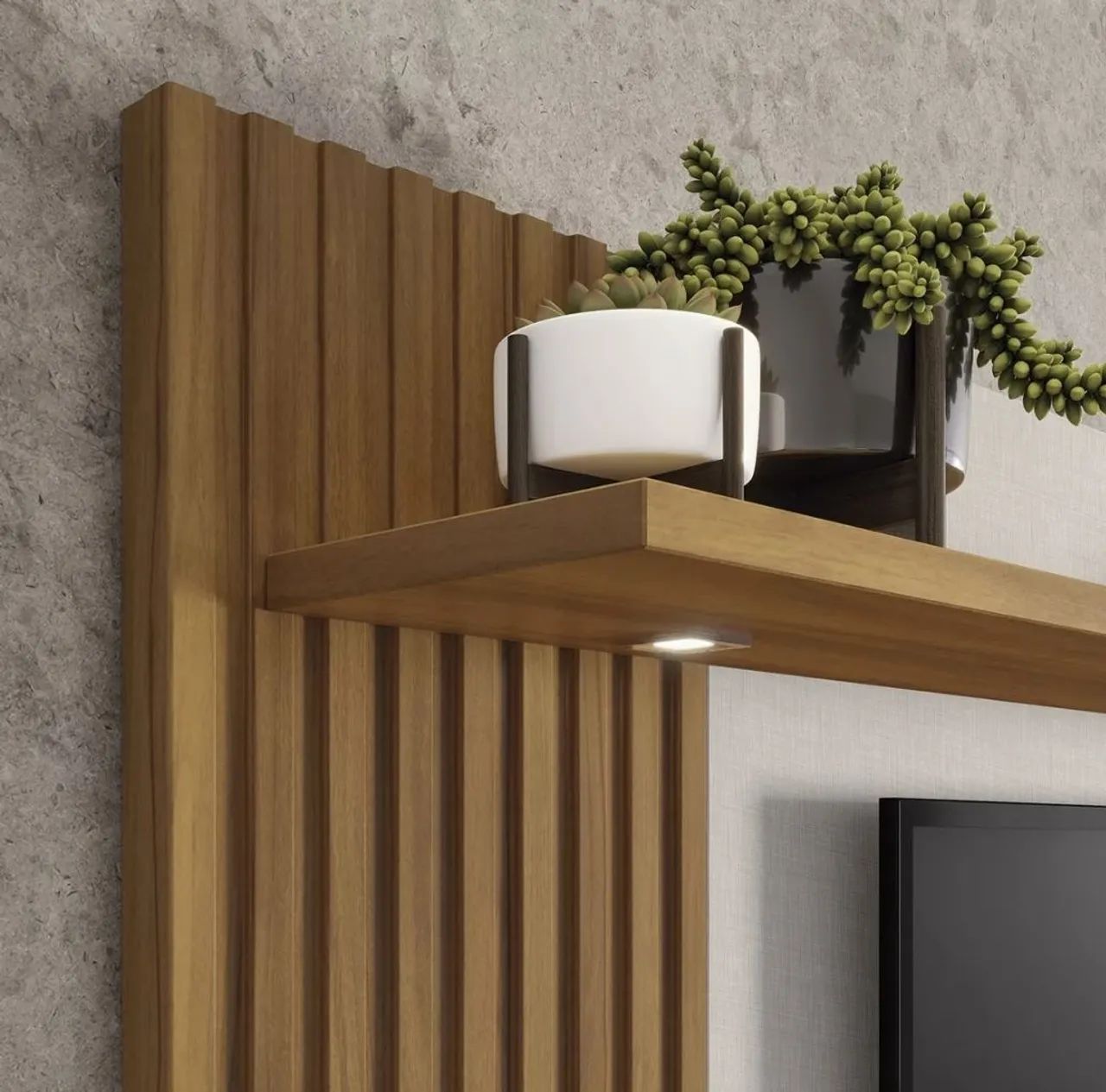 Painel para 65 polegadas com led ripado  - Foto 2