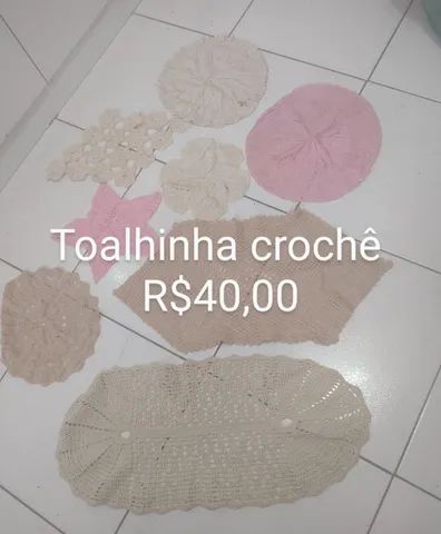 Toalhinha e cabides a partir de 15,00