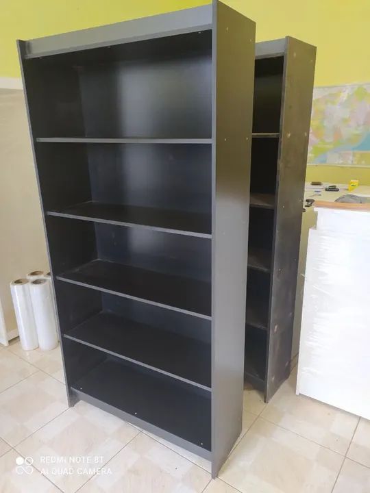 ESTANTE PRATELEIRA PRETA NOVA  - Foto 2