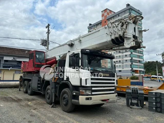 Caminhão scania p124 ano 2004 Guindaste madal md600 - Foto 2