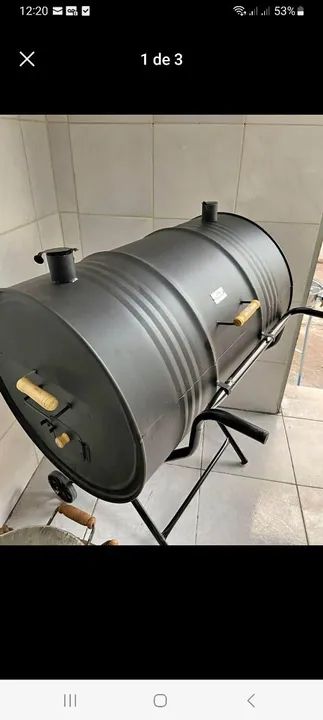 Churrasqueira de Tambor 200lts