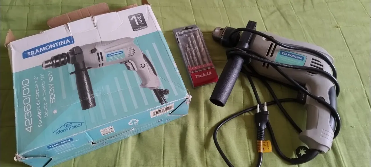 Furadeira de Impacto Tramontina 500W 1/2''