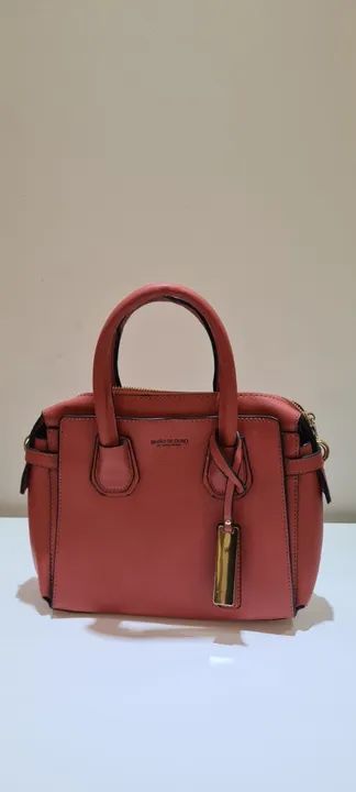 Bolsa de mão com alça regulável - Terracota 