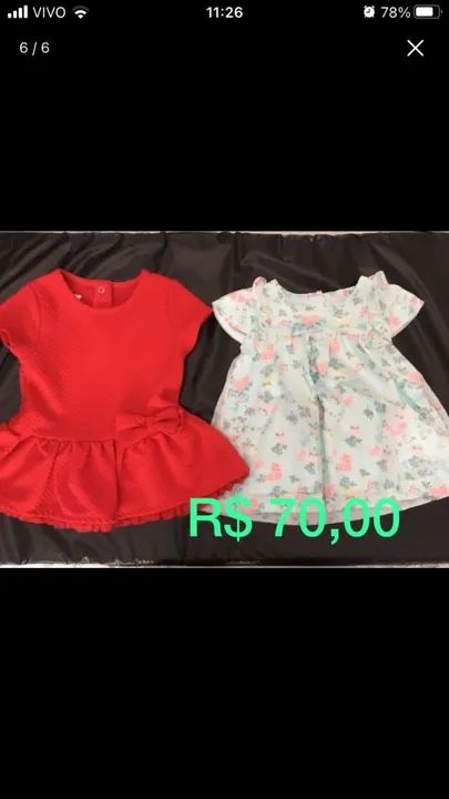 Lote de roupas para meninas 2 anos - Leia o anúncio - Foto 2