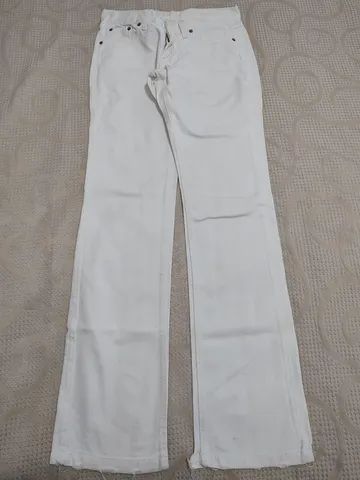 Calça jeans feminina branca