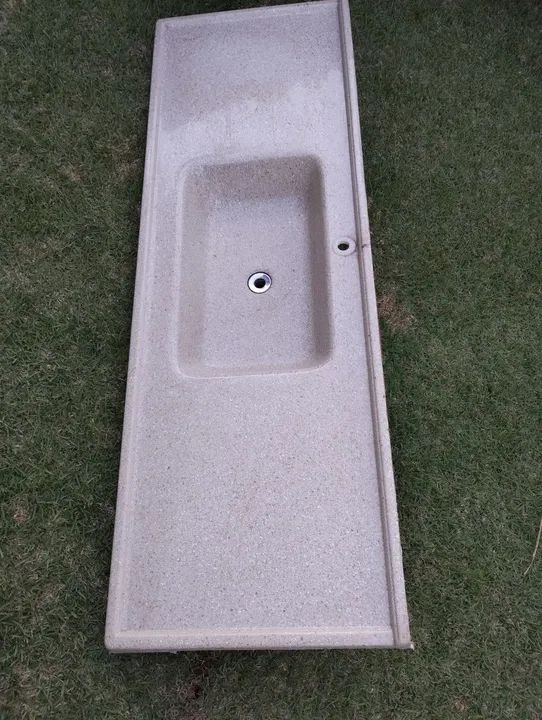 Pia de cozinha em mármore sintético  - Foto 3