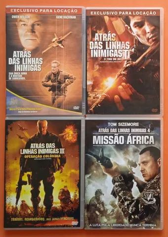 Dvd Atrás das Linhas Inimigas 1 2 3 e 4