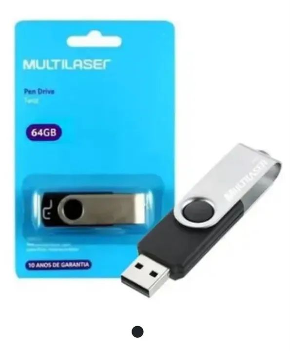 Pen Drive Multilaser 64GB NOVO 