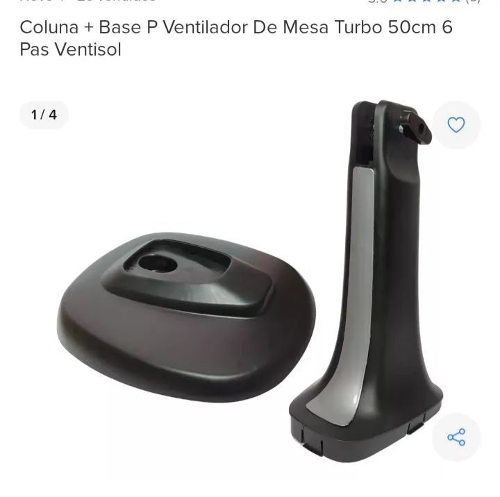 Base completa ventilador Ventisol 30cm original 