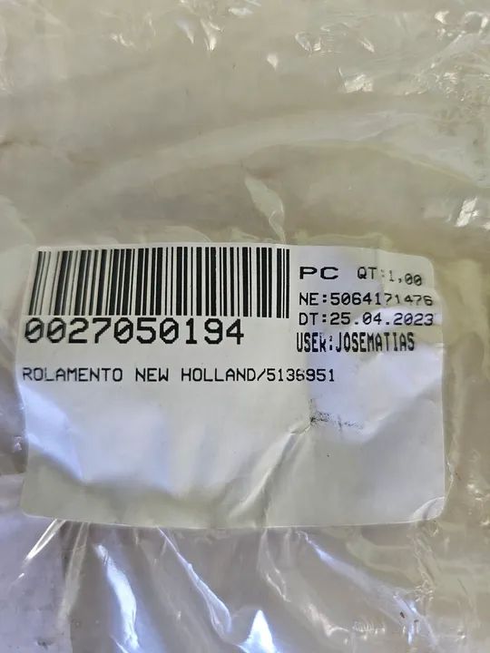 Trator New holand case puma rolamento rolo cônico original 5136951 - Foto 5