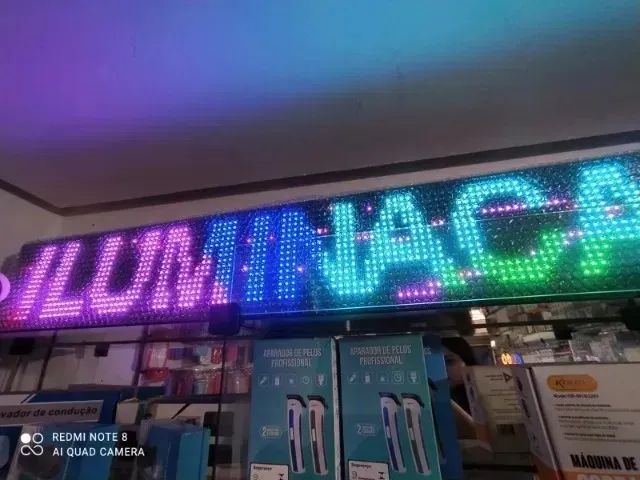 Painel led 130x20 rgb wi-fi configuração no celular (Jk eletrônicos) -(Distribuidora) - Foto 2