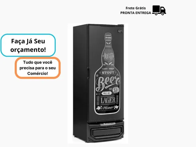 Cervejeira Gelopar Porta Cega 410L
