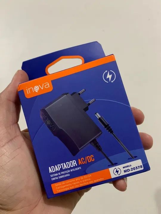 Fonte, tomada para Tv Box - Carregador Tv Box