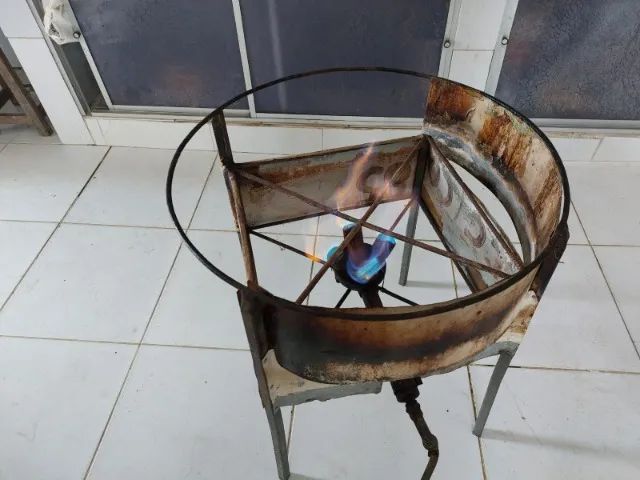 Fogo industrial para fritura com tacho