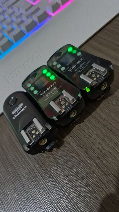 Kit de Flash Wireless Yongnuo Nikon 2 RF605N 1 RF603N - Foto 2