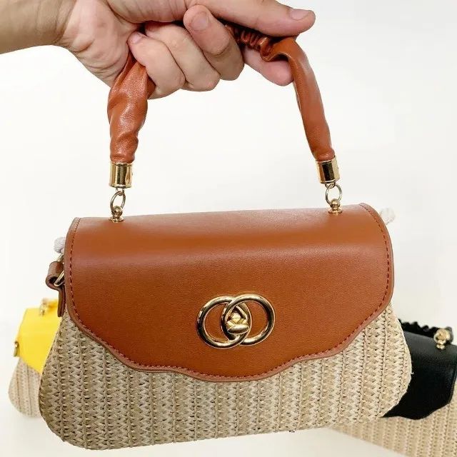 Bolsa Feminina Transversal De Mão Alça Removível Bolsa De Ombro