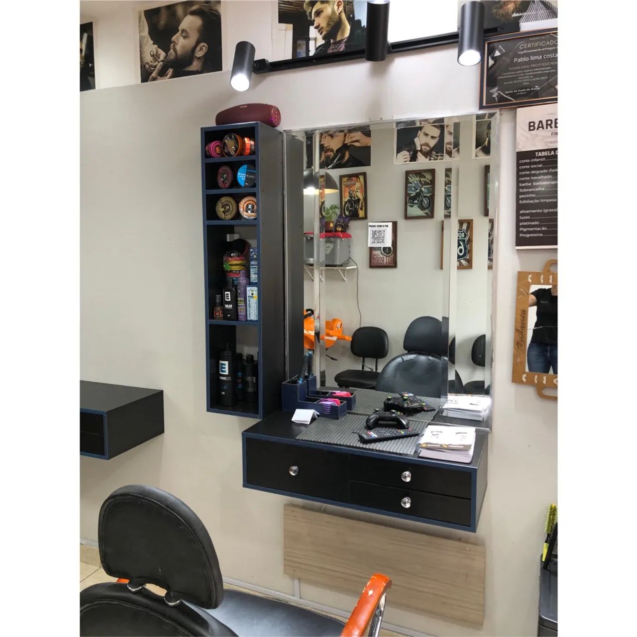 Bancada para Barbearia em MDF  - Foto 2