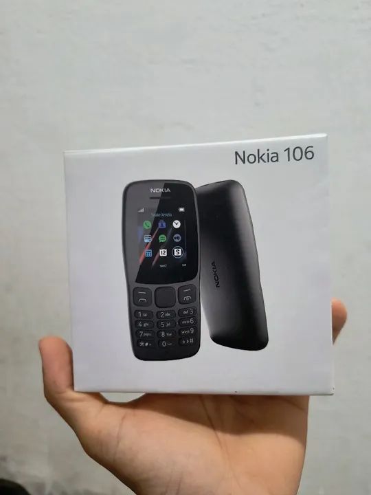 (Entrega grátis sem taxa) Nokia 106 - Novo
