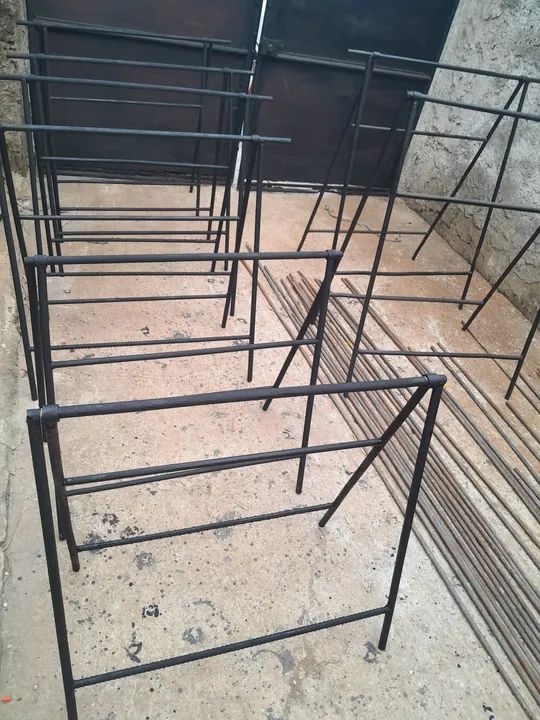 Promoçao Cavalete ferro 3/4 multiuso  dobrável  80×80 1×1 90×90 1×1.10  altura - Foto 6