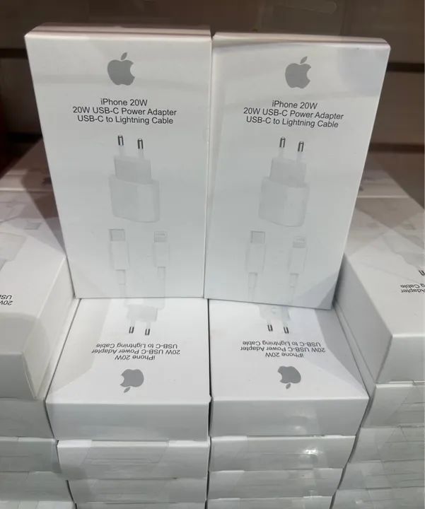 Carregador iPhone 20W USB-C para Lightning Original - Foto 2