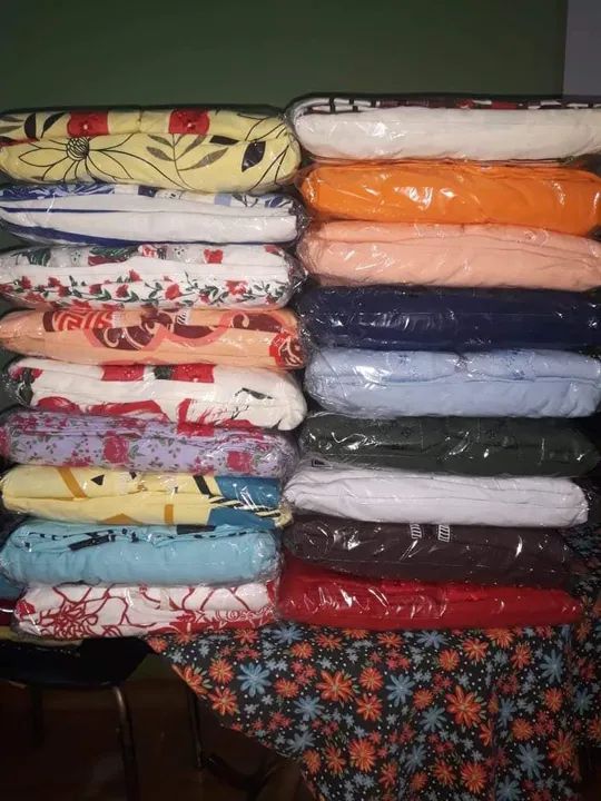 Lindos demais! Lençóis de elástico tamanho casal  - Foto 6