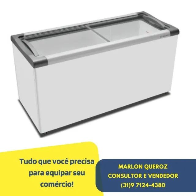 Freezer Congelador tampa de Vidro 110v
