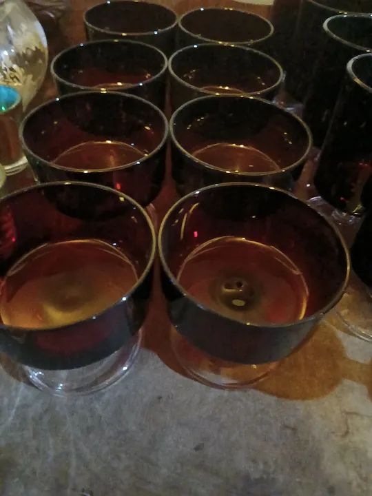TAÇAS PARA SOBREMESA ANTIGAS(8)