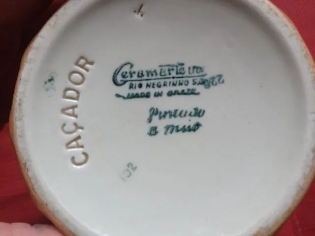 Caneco de chopp Anos 70 Jaeger Pintada a Mão - Foto 2