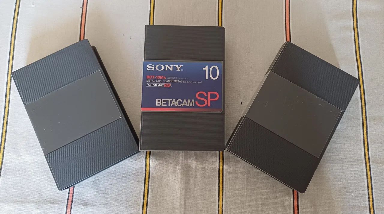 Fitas Betacam Sony BCT-10MA (Lote)