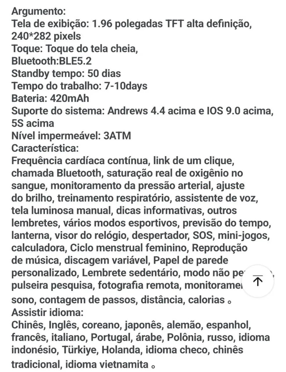 Xiaomi Relógio inteligente militar smartwatch  - Foto 4