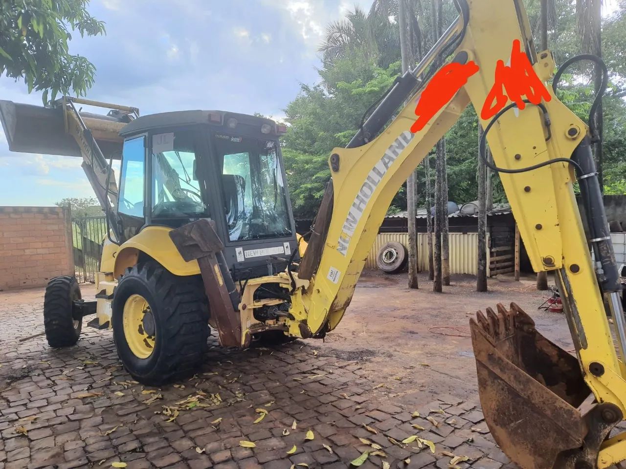 Vendo Retro escavadeira New Holland LB 95 ano 2011 - Foto 2