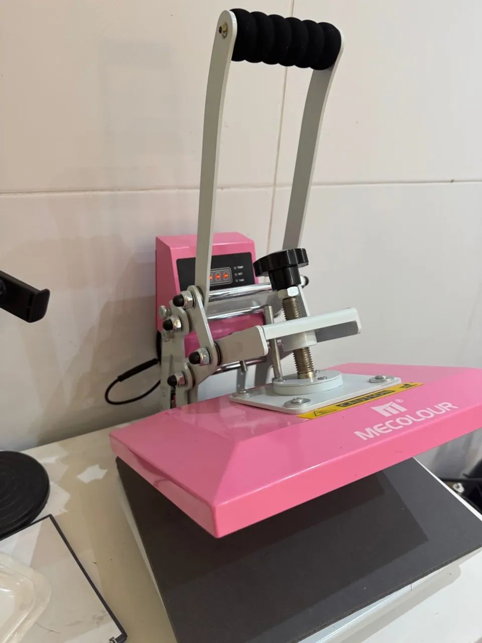 Máquina de Estampar Mecolour Rosa