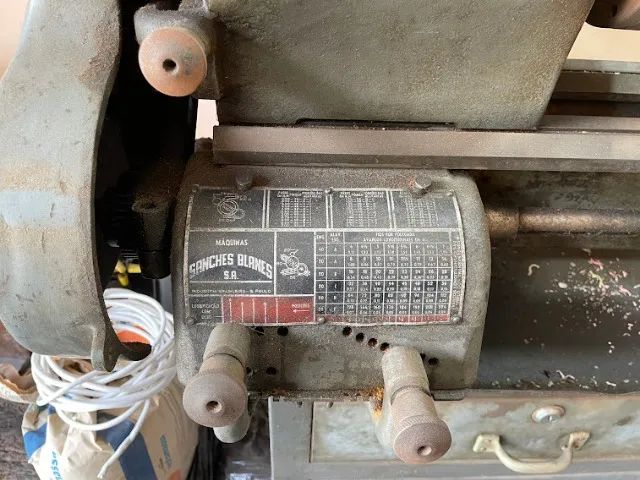 Torno de Bancada SANCHES BLANES c/ caixa Norton