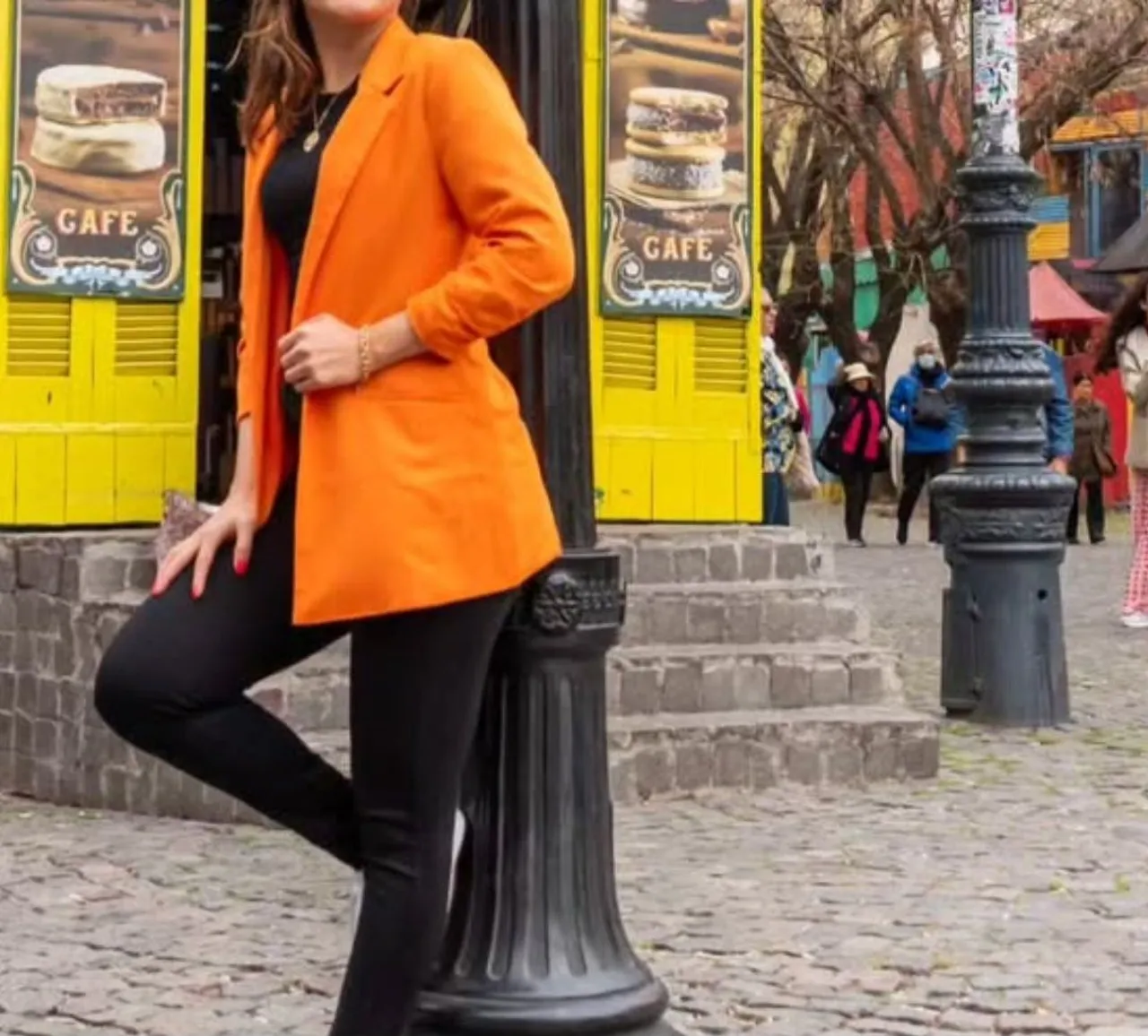 Blazer laranja TAMANHO P