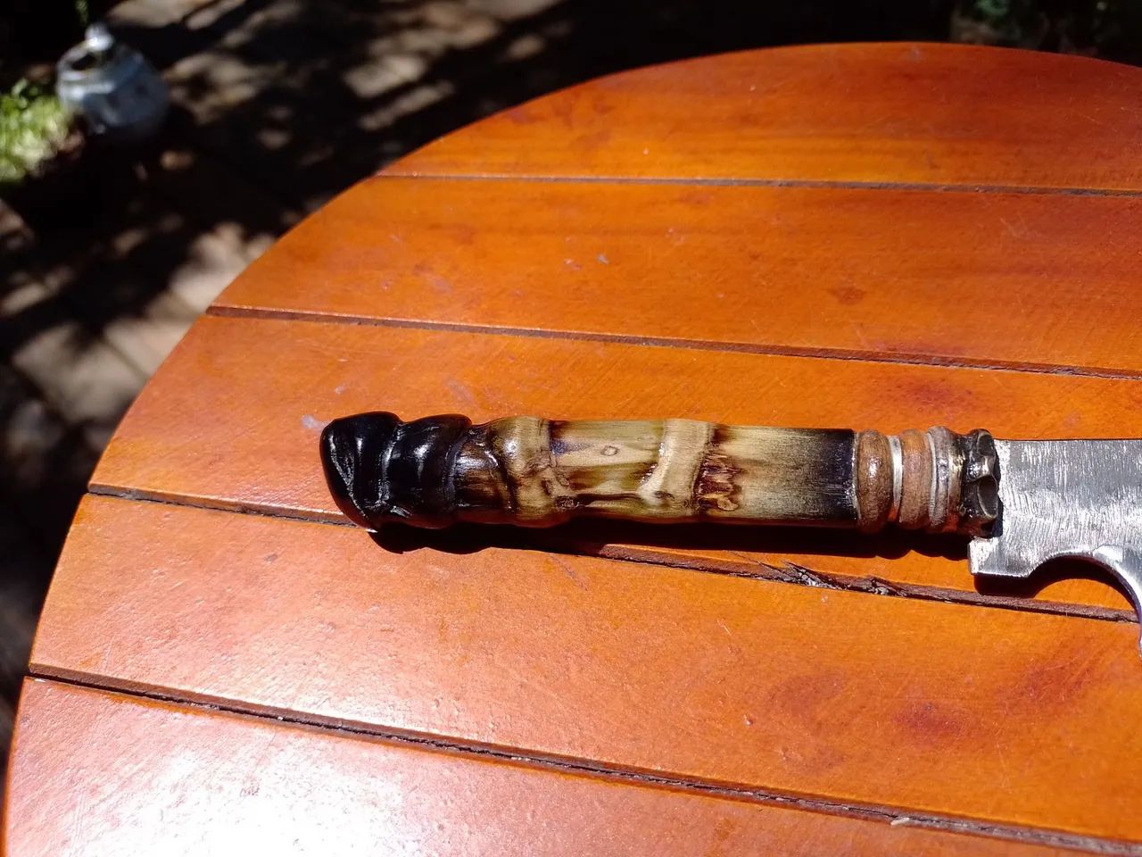 Faca artesanal pequena  - Foto 3