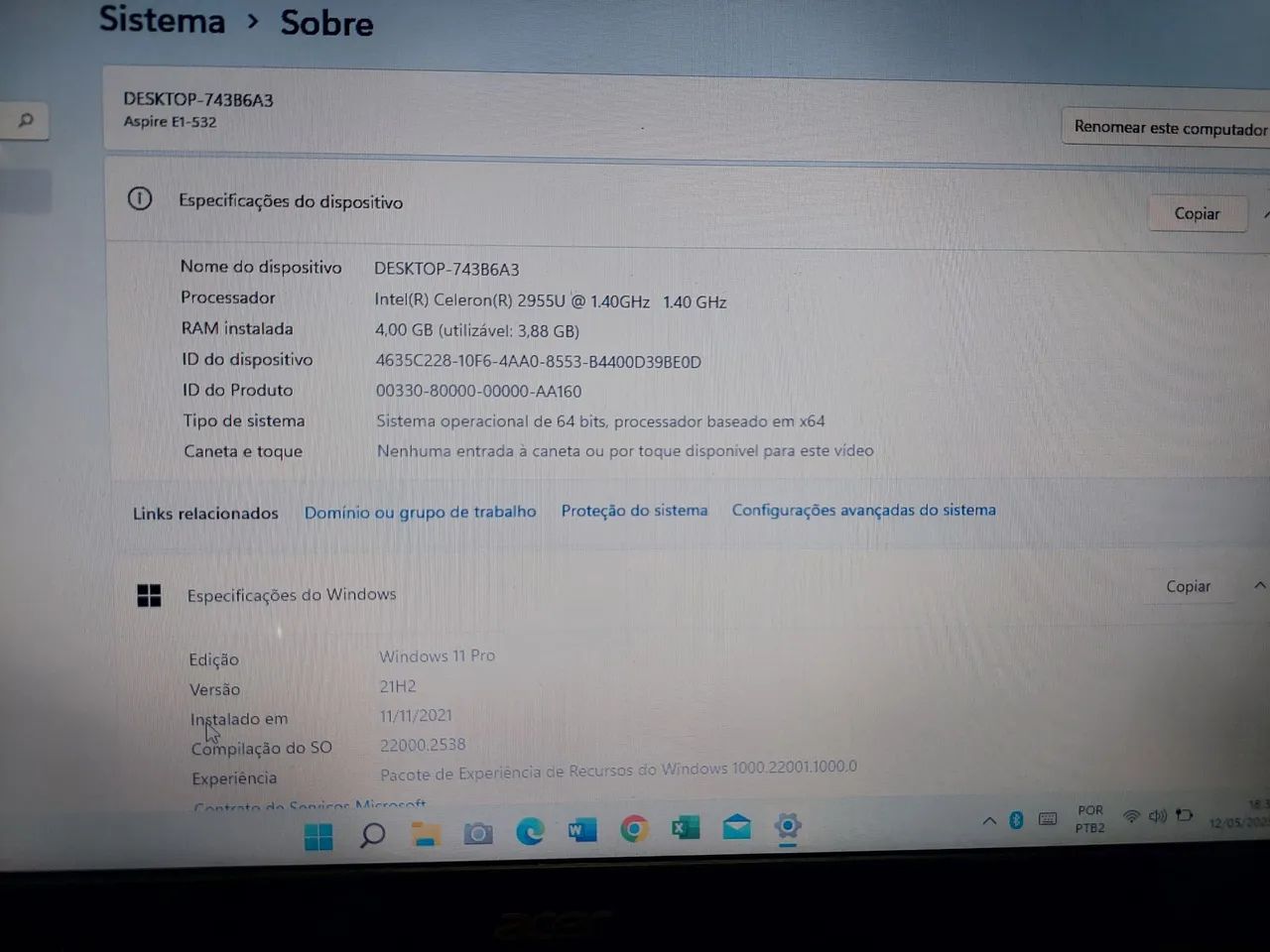 Notebook Acer Aspire E1-532-2 BR 606 - Foto 3