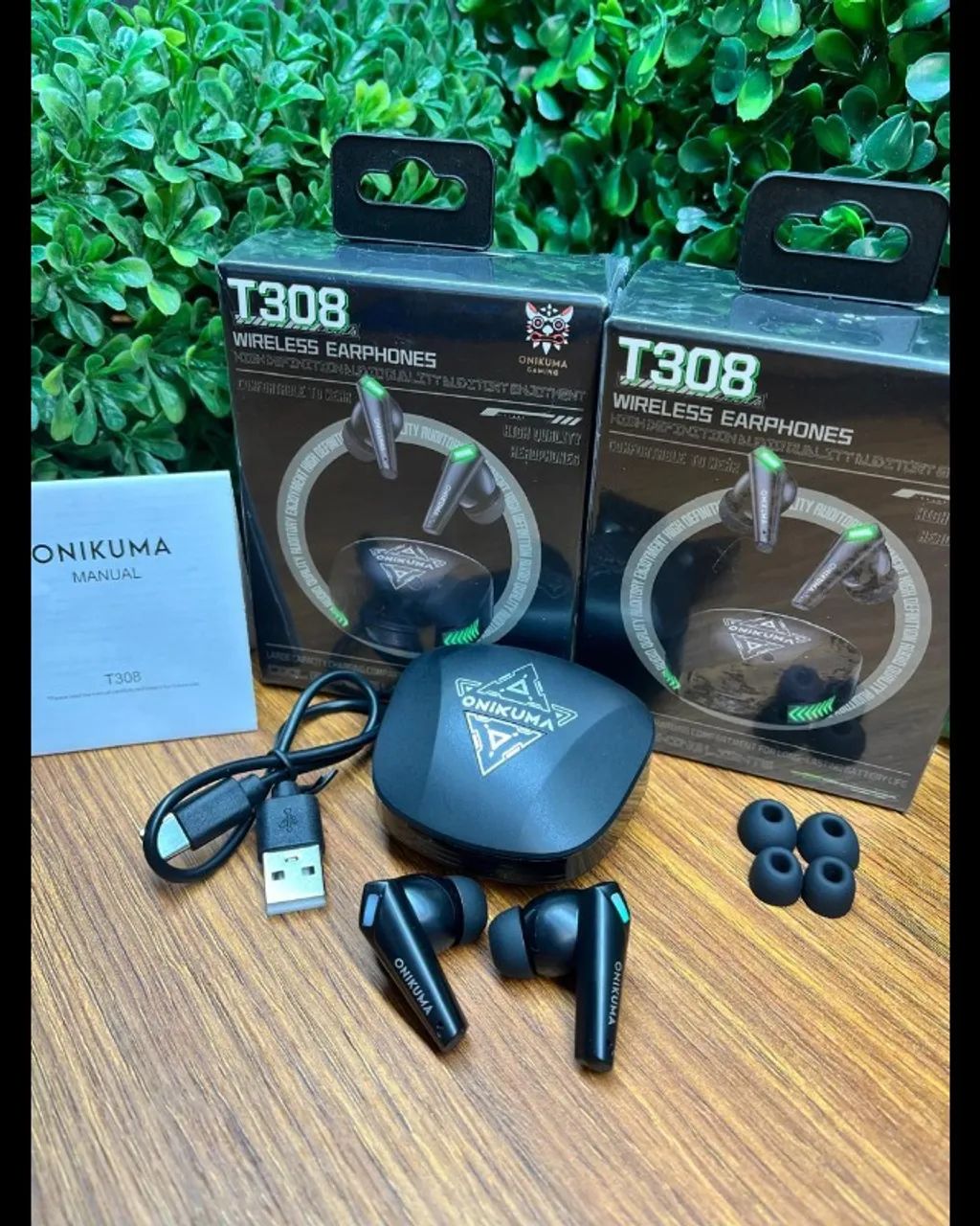 ONIKUMA T308: Fones de Ouvido TWS para Jogos - Som Imersivo e Controle por Toque - Foto 2