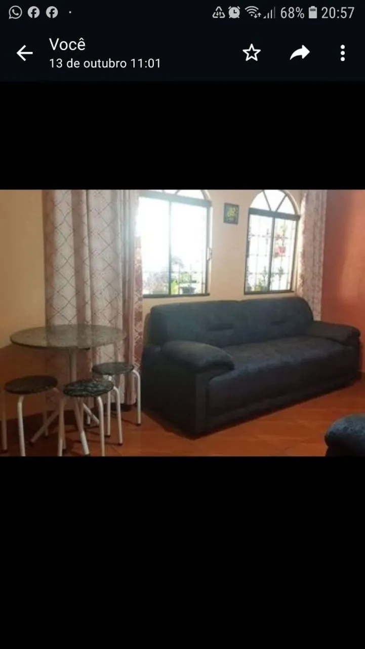 Sofá 3 lugares em Bom Estado