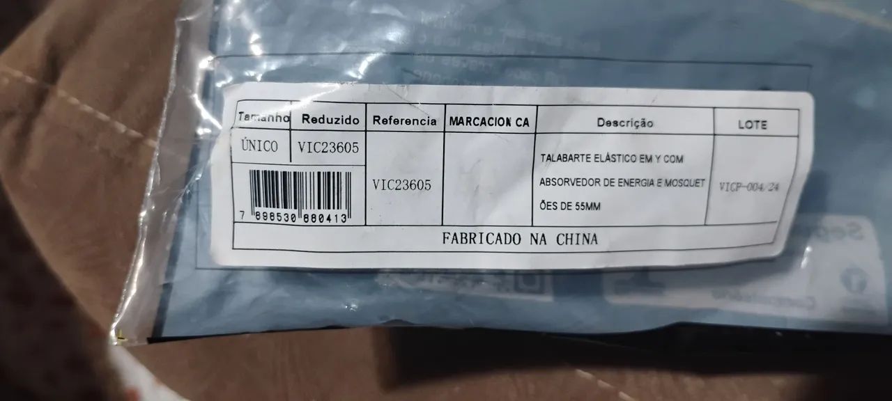 Talabarte Duplo de Segurança VICSA - Foto 3