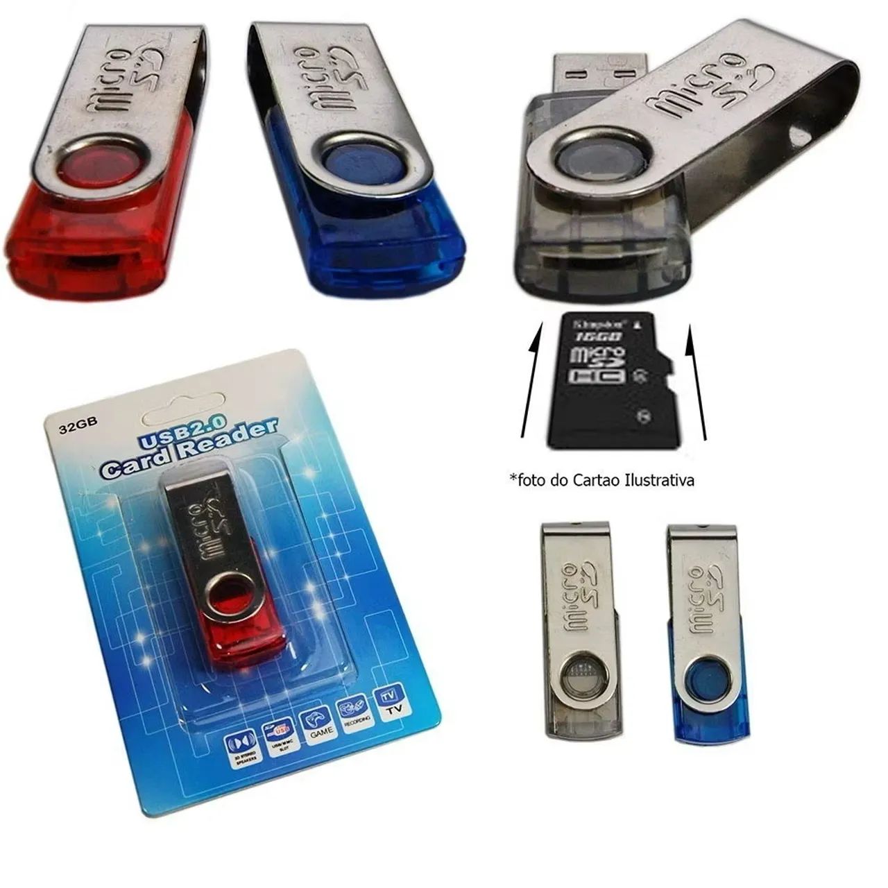Adaptador De Cartão De Memoria