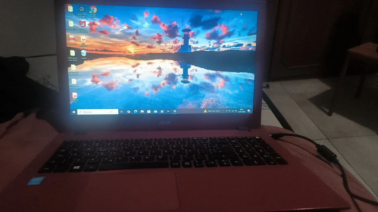 Notebook Acer Vermelho - Foto 4